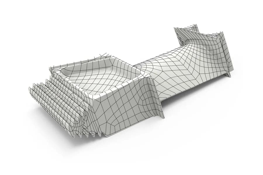 Rapid surface model from a scanned part