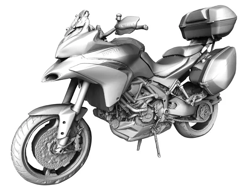 Ducati Multistrada Artec Eva Europac 3D